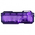 Клавиатура DIALOG KGK-25U, Gan-Kata, черная, игровая, с подсветкой 3 цвета, корпус металл, USB